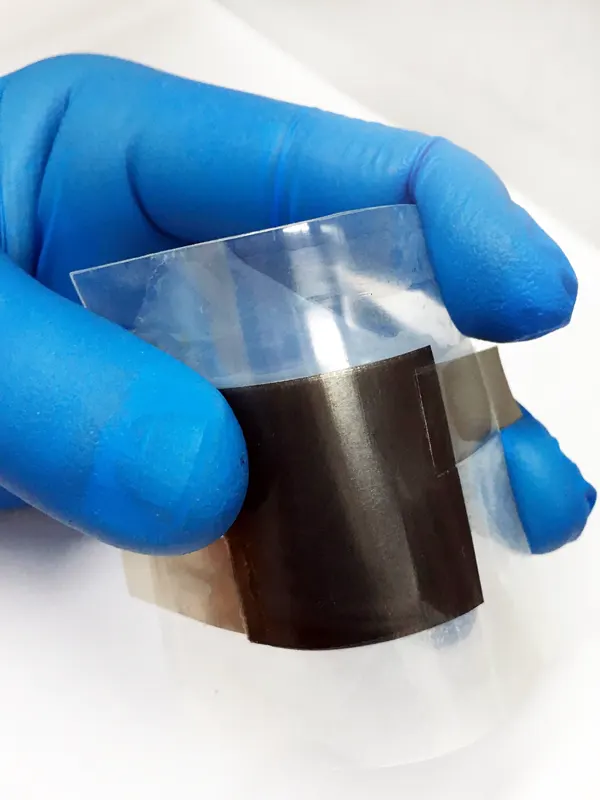 Flexible capacitor made of graphene nano ink